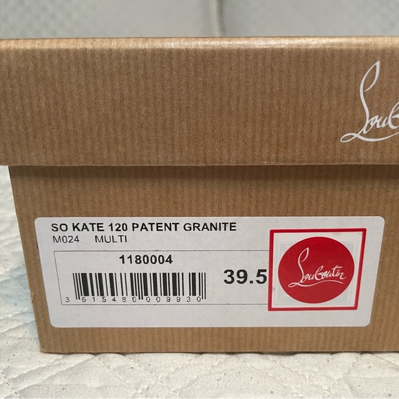 Christian Louboutin So Kate 120mm Patent Granite NIB - Picture 6 of 6